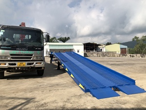 Meilleur prix 10 tonnes Vramp-10T-S chariot élévateur rampe mobile rampe de chargement pratique combiné avec conteneur plancher Vietnam 1 an de garantie - Product Image 6
