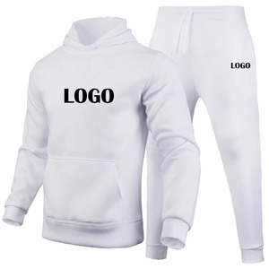 Ensemble de survêtement sportif pour homme personnalisé, sweat-shirt à fermeture éclair intégrale, pantalon de survêtement, 100% polyester, séchage rapide, respirant, confortable, pour la remise en forme et l'entraînement - Product Image 4