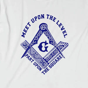 Camiseta de Algodón Suave con Logotipo de la Hermandad Masónica Personalizada para Hombre, Camiseta de Algodón Informal con Símbolo Masónico para Hombre, Venta al Por Mayor - Product Image 4