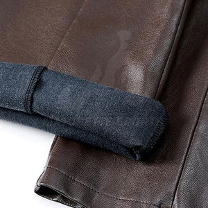 Pantalon en cuir pour femme, confortable, tendance, élégant, durable, en cuir véritable, idéal pour le style urbain. - Product Image 6