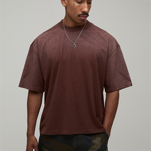 T-shirt graphique imprimé OEM pour homme, personnalisé, streetwear, manches courtes, col rond, vêtement décontracté et tendance - Product Image 6