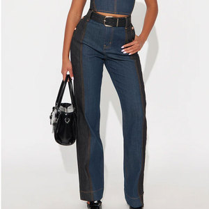 Nuevos Jeans Rectos de Verano para Mujer, Transpirables, Impermeables, Ecológicos, con Bolsillo, Servicio OEM, Personalizados - Product Image 2