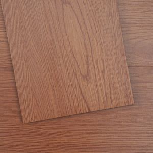 Adesivo 36X6 pollici piastrelle per pavimenti in vinile 2.5mm di spessore Stick Design marrone profondo venatura del legno per la cucina sala da pranzo facile - Product Image 1