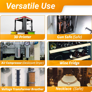 Orange Silica Gel 1 Gram Pack High Moisture Absorption Color <b>Indicating</b> Desiccant Beads Protect Goods Camera Electronics Jewelry - Product Image 5