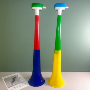 Trombe Vuvuzela Retrattili in Plastica per Tifosi di Calcio, Giocattoli Economici per Eventi Sportivi, Trombe a Cornetta All'ingrosso - Product Image 4