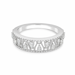 แหวนเพชรทรงบริลเลียนต์ 0.35 กะรัต คุณภาพ SI |   เครื่องประดับทองคำขาว 14K สำหรับผู้หญิง |   แหวนหมั้นหรูหราสำหรับวันครบรอบแต่งงาน - Product Image 1