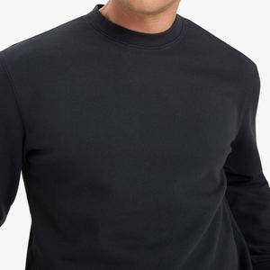 เสื้อสเวตเชิ้ตคอกลมปักลายตามสั่ง แขนยาว คุณภาพสูง ปี 2025 ผลิตแบบ OEM ผ้าฝ้าย 100% สำหรับผู้ชาย - Product Image 4