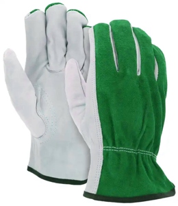 Guantes de Seguridad de Cuero Vacuno de Primera Calidad, Protección para las Manos, Cómodos para Conductores, Antiestáticos y Resistentes al Calor - Product Image 4