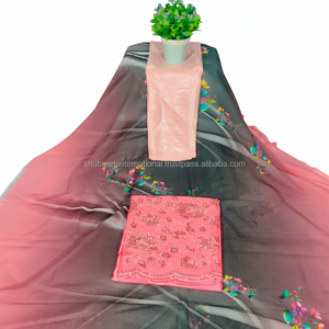 Nueva Tela de Algodón Voile con Estampado Digital Geométrico Jacquard Dirac de Primera Calidad para Ocasiones Especiales - Product Image 6