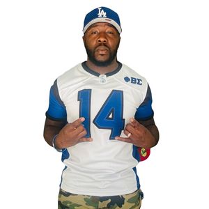 Maillot de football blanc Phi Beta Sigma pour hommes – Coupe confortable, qualité supérieure, vêtements de fraternité grecque, tenue de sport athlétique - Product Image 1