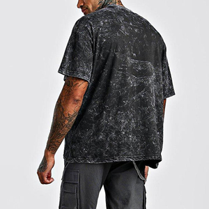 Men's Tie-Dye 100% Cotton <b>T</b>-<b>Shirt</b> O-Neck Short Sleeve Casual Regular Fit Knitted Solid Pattern <b>T</b>-<b>Shirt</b> For Men's - Product Image 4