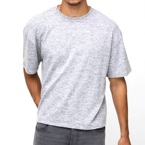 Camisetas Boxy de Algodón 100% de Alta Calidad con Logo Personalizado, Tejido Ligero, Corte Casual Holgado, Hombros Caídos y Largo Regular para - Product Image 1