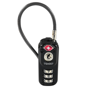 Durable <b>TSA</b> Approved Waterproof Zinc Alloy Lock with Resettable 3-Digit Password Combo - Product Image 4