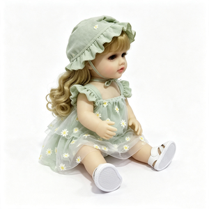 Poupée bébé réaliste en silicone personnalisée, poupée reborn en vinyle corps entier, poupée bébé fille nouveau-né réaliste - Product Image 4