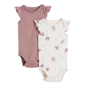 Private Label High Quality Baby Onesie Cotton Soft Breathable Infant Wear OEM Wholesale Supplier - Product Image 1