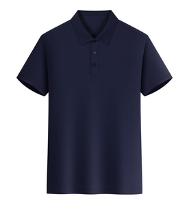 Custom <b>Men's</b> <b>for</b> Shirt Knitted Solid Design High Quality Short Sleeve 100% Cotton Brand Quality Made China Casual Summer Wear - Product Image 1