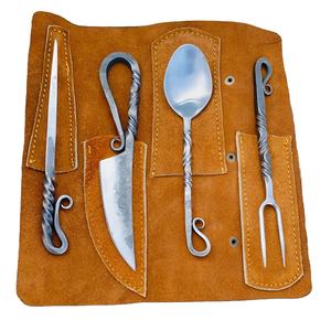 Ensemble de couverts viking en acier inoxydable de haute qualité, écologiques, personnalisables et faits à la main, pour cadeaux, vente en gros et livraison directe - Product Image 1