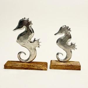 Custom Handcrafted <b>Silver</b> Abstract Sculpture Modern Metal <b>Ornament</b> Wholesale Nordic Style Textured Shell Figurine For High-End - Product Image 5