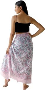 Women Sexy Flowy Sheer Chiffon <b>Sarong</b> <b>Wrap</b> Beach Cover Up Bikini Swimwear Vacation Outfit - Product Image 3