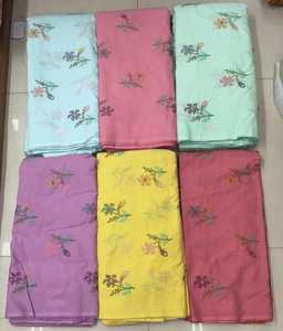 Tissu en lin brodé multicolore à motifs floraux, tissé, séchage rapide, léger, personnalisé, pour robes féminines – Vente en gros - Product Image 2