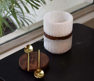 Elegantes Tazones de Mármol Hechos a Mano, Ecológicos, Duraderos, de Piedra Natural, Decoración Moderna y Lujosa para Servir en la Cocina, Diseño Único y Estilizado - Product Image 4