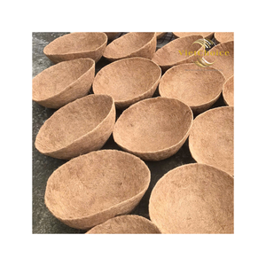 Prix compétitif, durable, léger, biodégradable, respectueux de l'environnement, doublures pour pots de fleurs en fibre de coco, jardinière extérieure, minimaliste - Product Image 6