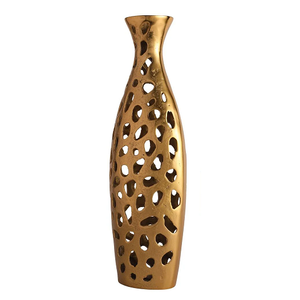 High Quality Aluminium Flower Vase With Polish Finished For Tabletop Home Decor Metal Flower Vase For <b>Table</b> Decoration - Product Image 1
