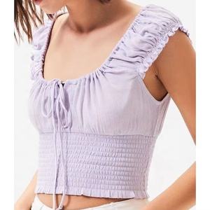 Blusa de Algodón Tejida Elegante e Informal Vintage para Mujer, Sin Mangas, Cuello Redondo, con Borlas, Transpirable, Ropa Personalizada de Verano, Última Moda - Product Image 1