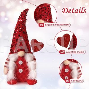 Set di 2 Elfi Svedesi Fatti a Mano con Palloncini a Cuore, Ornamenti Rustici, Scatola con Rafia all'Interno, Regali per San Valentino - Product Image 3