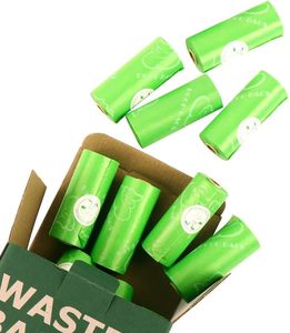 Sacs à déjections canines anti-fuites, sacs à déchets faciles à lier avec ouverture extra large, boîte en papier rigide de qualité supérieure - Product Image 4