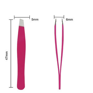 MAHFOOZ INSTRUMENTS 2026 Pinzas de Acero Inoxidable Coloridas para Cejas, Herramientas Cosméticas para Remover Cejas, Pinzas para Cejas - Product Image 3