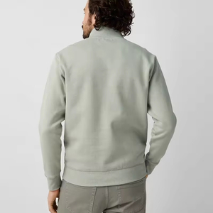Sweat à capuche élégant pour homme de haute qualité avec demi-fermeture éclair, nouveau design à motif imprimé, col à capuche, grande taille, idéal pour l'hiver, personnalisable - Product Image 6