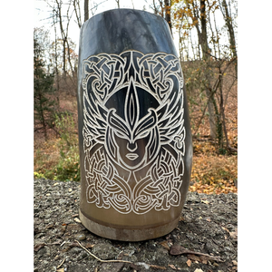 Chopes à boire en corne de buffle Viking de qualité supérieure - Corne naturelle polie pour l'ale, le miad et les événements médiévaux - Product Image 5