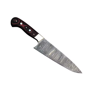 Wholesale PRESTIGE BLADES Customized High Quality Handmade Durable Extra <b>Sharp</b> Damascus Steel Chef <b>Kitchen</b> <b>Knife</b> Ambidextrous - Product Image 6