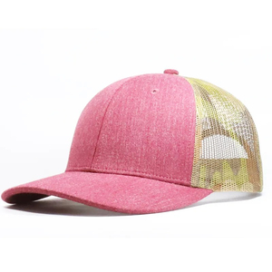 Manufactures Mesh Trucker <b>Cap</b> 6-Panel Baseball <b>Hat</b> Adjustable Contrast Color Casual Unisex Spring Summer Baseball <b>Hat</b> Unisex - Product Image 1