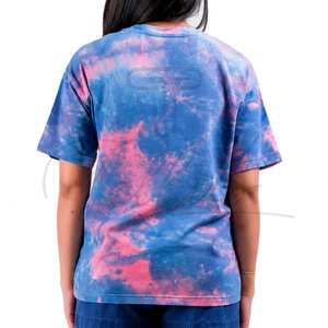 Camisetas Tie Dye de Moda para Mujer, Logotipo Personalizado, Camisetas Tie Dye de Algodón de Alta Calidad para Mujer en Venta a Bajo Precio OEM - Product Image 2