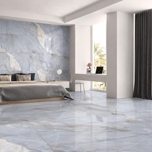 Carreaux de porcelaine polie Colasseo Blue 600 x 1200 pour sol et mur, design moderne, pour salon et usage commercial - Product Image 1