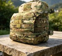 Pochette d'extension pour gilet tactique, compartiment pliable, porte-bouteille d'eau, pochette polyvalente à fixation MOLLE pour la chasse