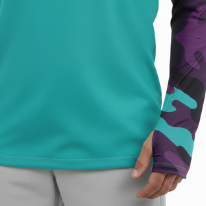 Camisa de Pesca con Capucha para Hombre, Camuflaje, Manga Larga, Secado Rápido, UPF 50, Poliéster, con Capucha - Product Image 6