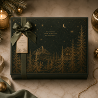 Boîte cadeau de maquillage de Noël de luxe personnalisée, en papier artistique, avec fermeture magnétique, pour fards à paupières, rouges à lèvres, poudres, emballage cosmétique