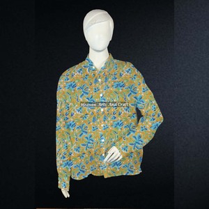 <b>Boho</b> <b>Shirt</b> Summer Women Bohemian <b>Boho</b> Print <b>Shirt</b> Tribal Hippie <b>Shirt</b> Floral Full Sleeve Clothing India & Pakistan Clothing - Product Image 6