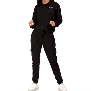Factory Custom Heavyweight Jogger <b>Set</b> Clothing Sportswear Oversize Tracksuit for Women - Product Image 6