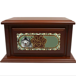 Urna de Madera para Cenizas de Mascotas, Urnas de Madera para Cenizas de Perros y Gatos, Urnas de Madera de Palisandro a Bajo Precio - Product Image 1