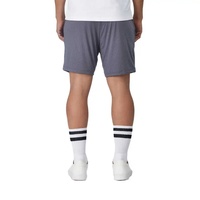 Shorts en maille unie pour hommes, taille élastique avec cordon de serrage, respirants, décontractés, taille mi-haute, tricotés, 100 % coton, haute qualité
