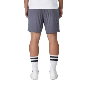 Pantalones Cortos de Malla de Color Sólido para Hombre, Cintura con Cordón, Transpirables, Estilo Casual, Corte Medio, Tejido de Poliéster - Product Image 4