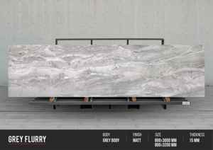 Grandes dalles de porcelaine grand format 80x240 80x300 80x320 aspect marbre finition polie mate émaillée vitrifiée pour sols et murs - Product Image 3