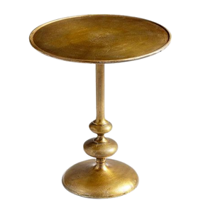 Table d'appoint en aluminium Silver Seahorse, style marin moderne, pour salon, support à boissons - Product Image 4