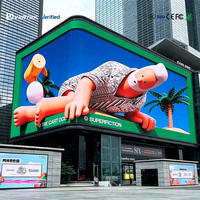Pantalla LED Ultrafina para Exteriores P4 P5 P6 P8, Panel Publicitario LED Fijo de 960X960mm, Pantalla LED Grande para Publicidad