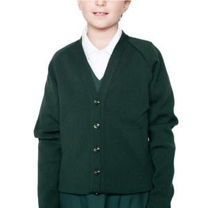 Uniformes scolaires OEM pour garçons et filles adolescents, pull à col en V avec logo personnalisé, vêtements en tricot pour enfants pour l'école - Product Image 3