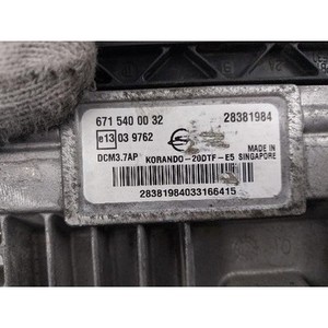 Korando - ECU et modules informatiques d'occasion 6715400032 - Product Image 6